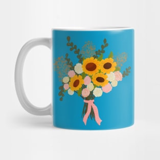 Summer wildflowers bouquet Mug